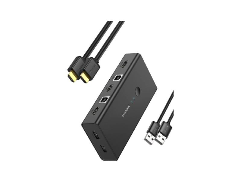 UGREEN 2 IN 1 OUT KVM HDMI SWITCH CM607 (90809)