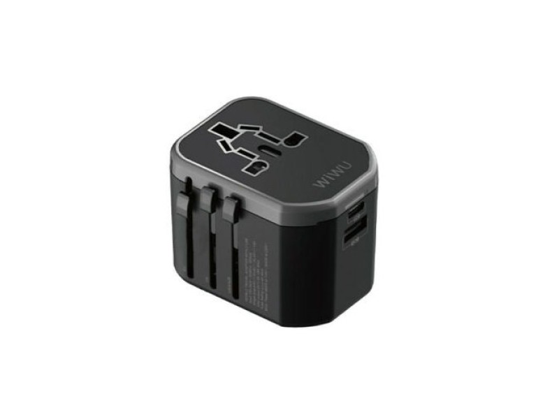 WIWU UA-302 Multi-function Travel Adapter