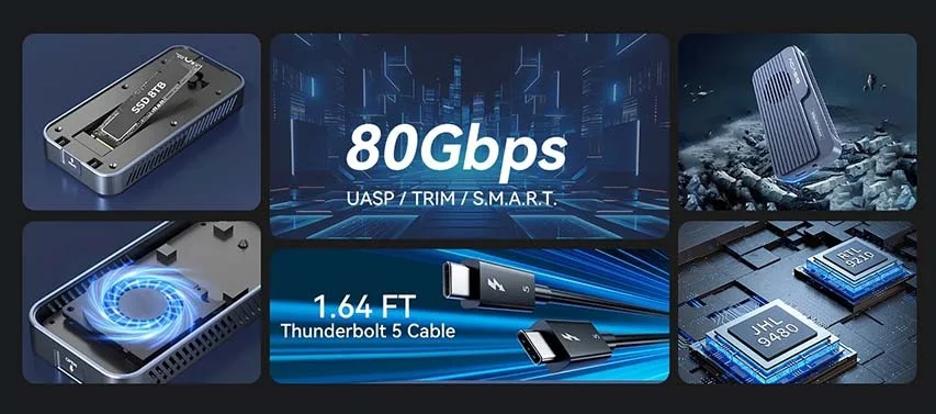 ACASIS TBU405 SSD ENCLOSURE