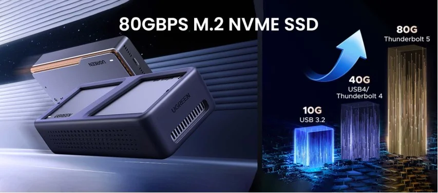 Ugreen THUNDERBOLT 5 80GBPS SSD ENCLOSURE